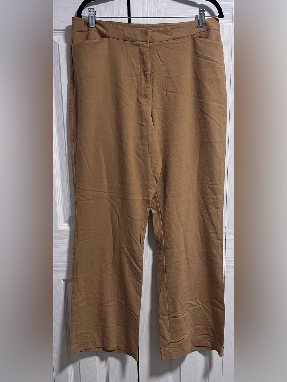 New York & Company Tan City Stretch Slacks
